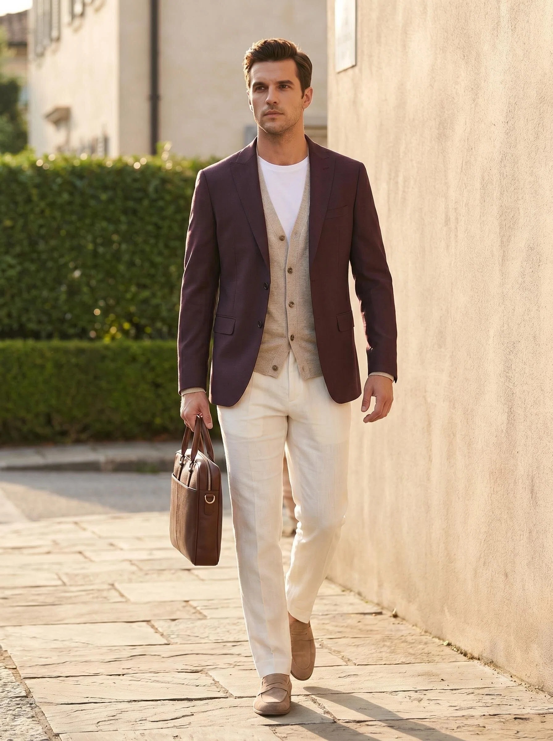 Formal tailored menswear look