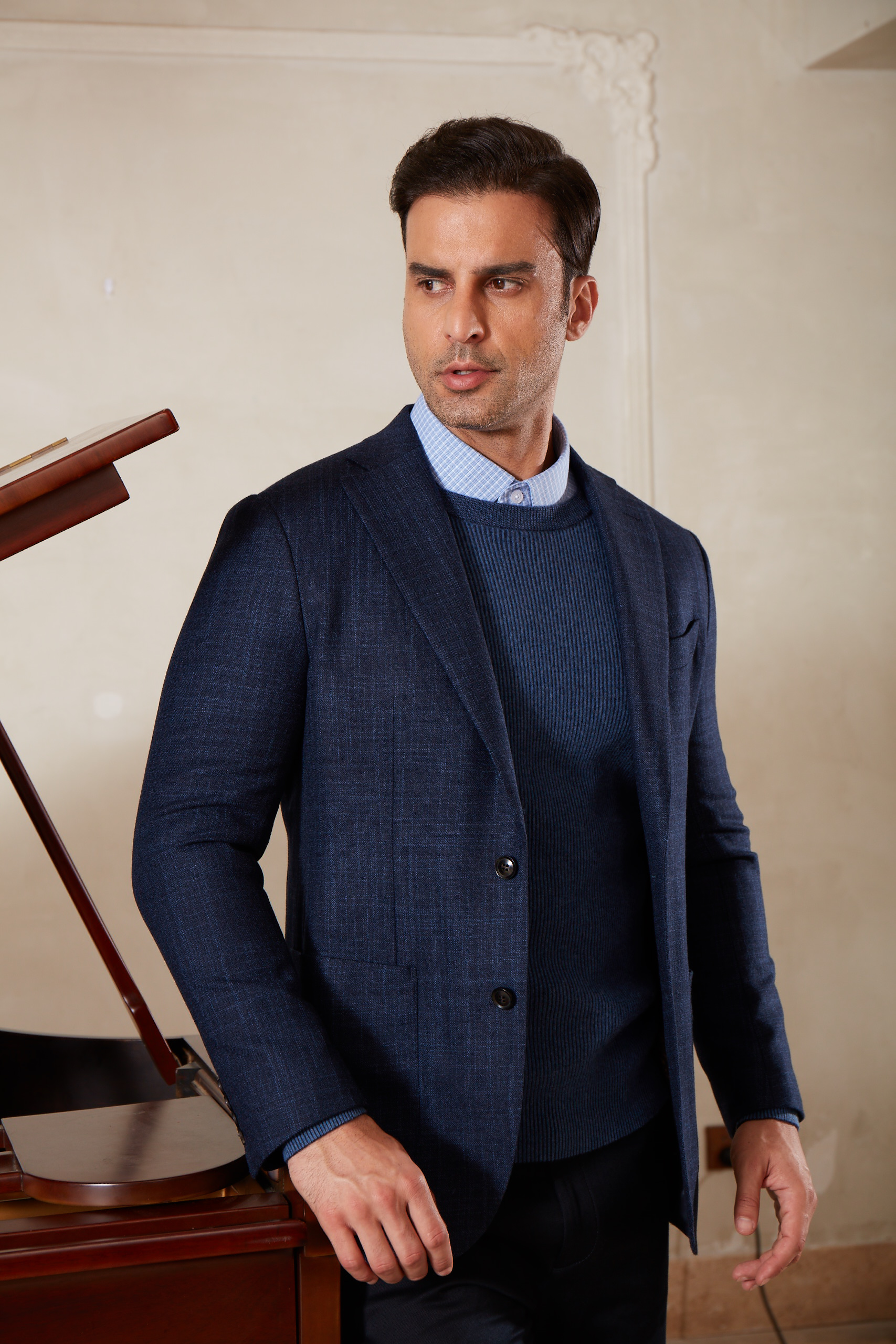 Custom tailored suit
